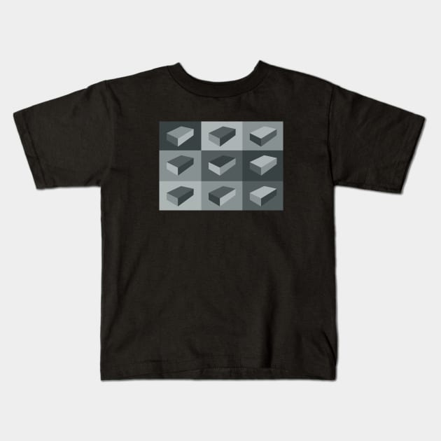 Do the Math - 9 blocks Kids T-Shirt by Hayh0